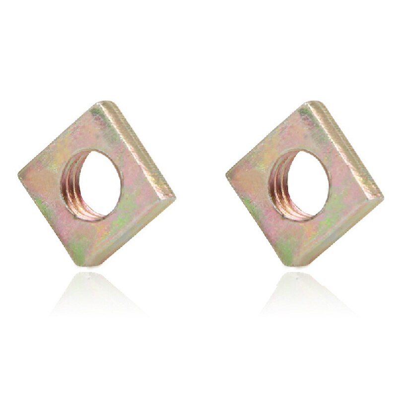 Dadi Quadrati Zincati 1/2-13 - Confezione Da 100 Pezzi, Filo Grosso - Foto 12