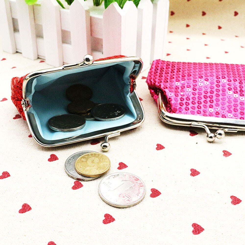 Sac à main à paillettes pour femmes, petit porte-monnaie, pochette pour enfants, #20