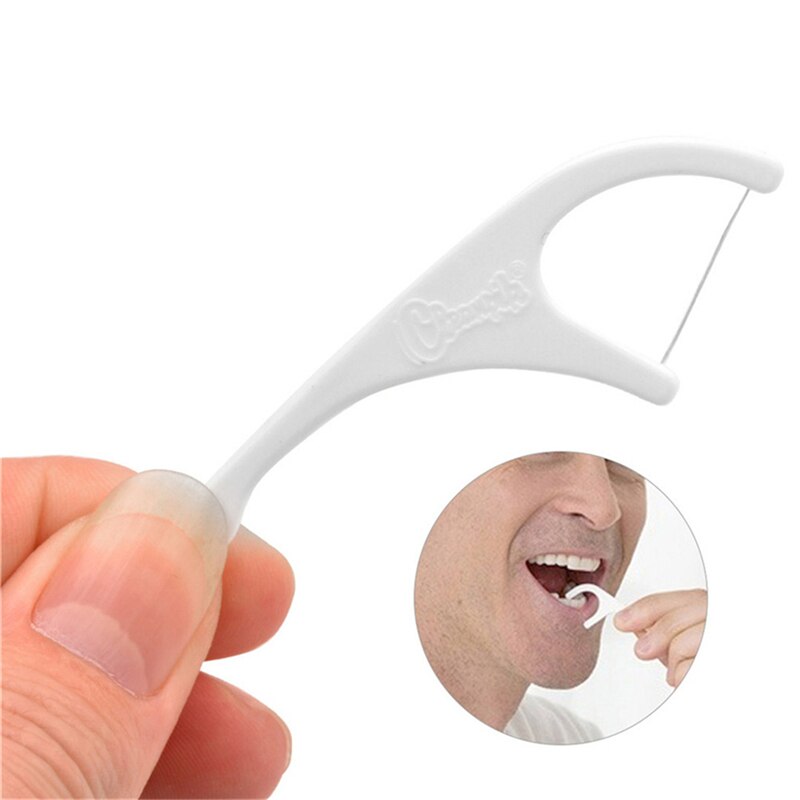 60Pcs/box Dental Floss Stick Tooth Pick 0.7MM Interdental Brush Teeth Clean Toothpick Flosser Slim Oral Dental Hygiene Brush 38