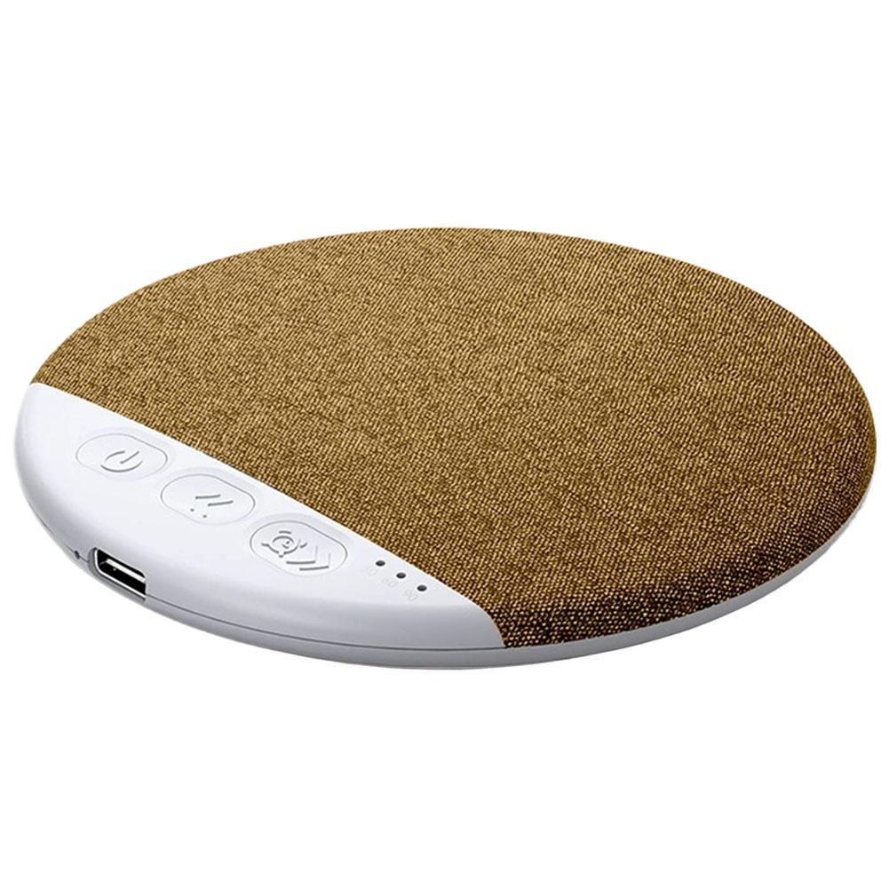 Schlafhilfe Bluetooth-Kissenlautsprecher 5.4 Weißes Rauschen Timer 30 60 90 Min Ultradünner Stereo-Sound Lange Akkulaufzeit: SANDROSA