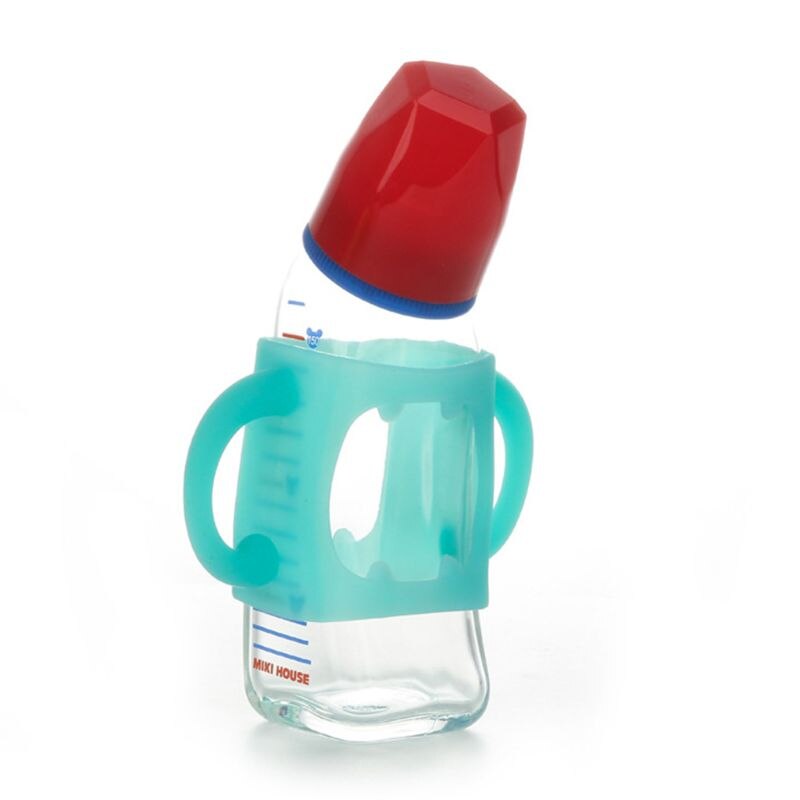 Biberon poignée universelle Silicone souple poignée large bouche multicolore résistant à la chaleur biberons accessoires