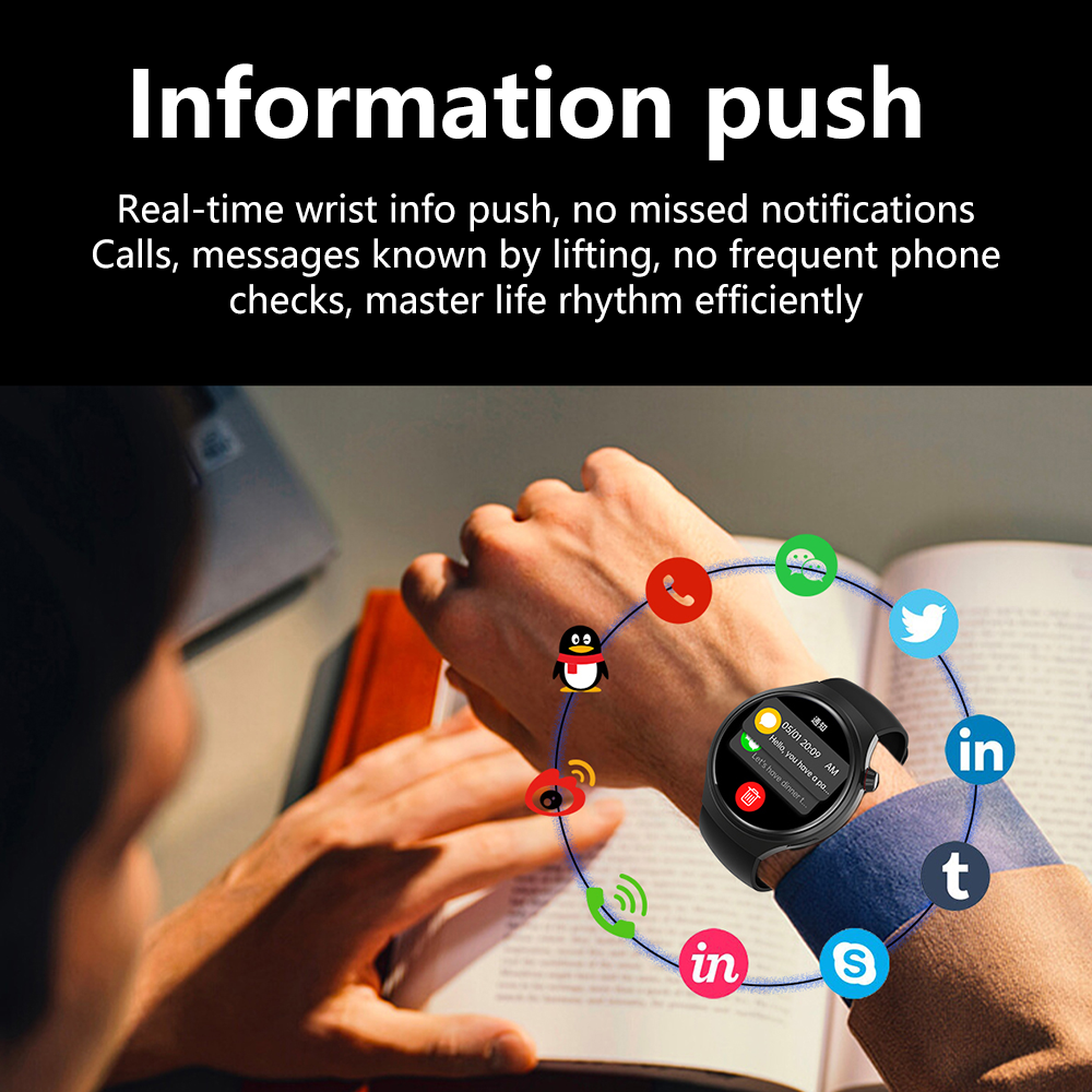 Relógio gt4 relógio inteligente homem mulher 360*360 tela hd freqüência cardíaca150 + modo esportivo bluetooth chamada pista de fitness à prova dwaterproof água smartwatch