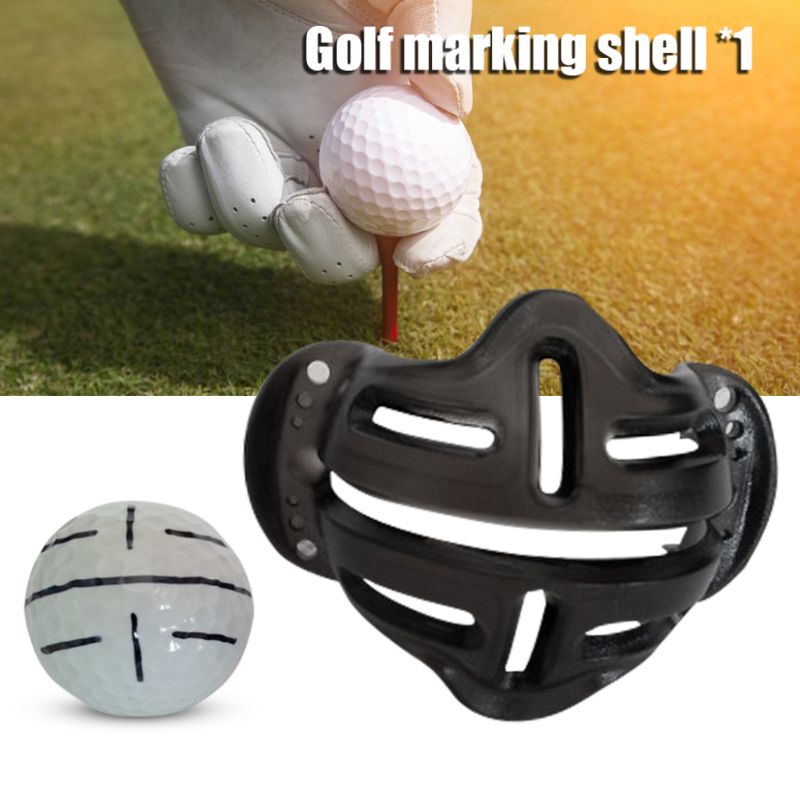 10Pcs Golfbal Line Marker Template Alignment Liner Multifunctioneel Mark Spot Tool Putting Markering Shell