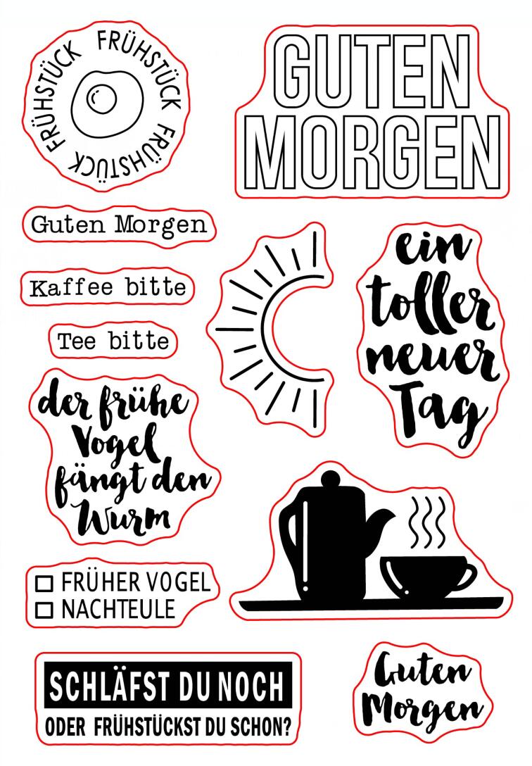 Tysk tydlig silikonstämpel / försegling för diy scrapbooking / album dekorativa tydliga frimärksark  a232: 4