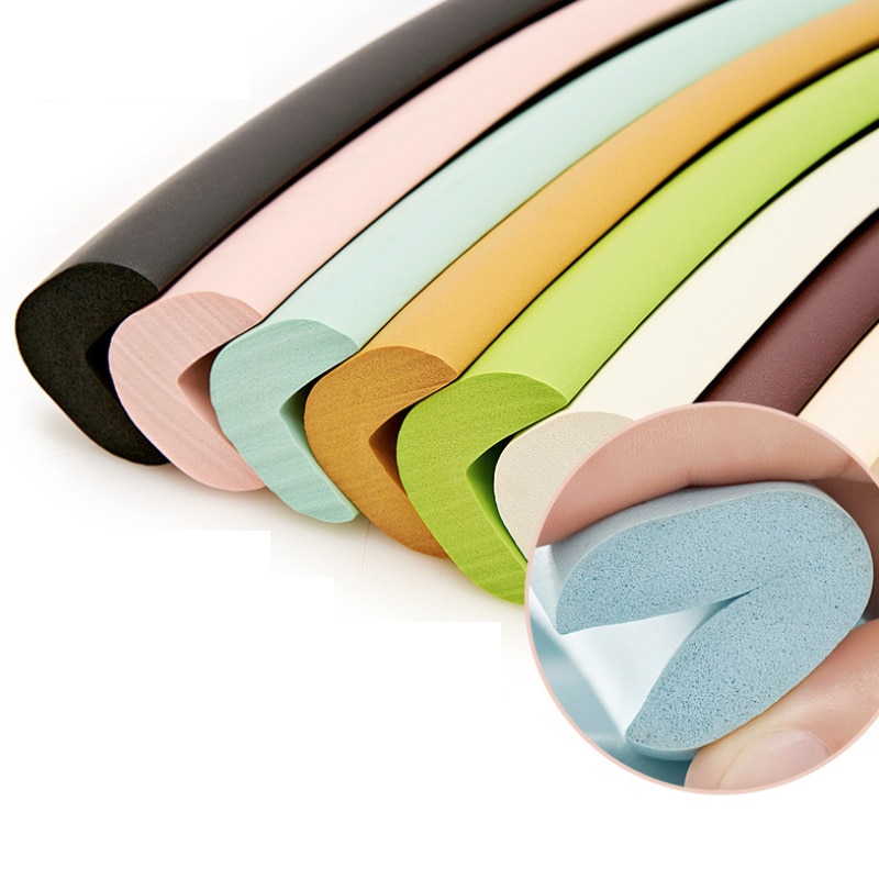 5M Children Safety Desk Table Edge Corner Protector Strip Kids Rubber Protection Cushion Glass Edge Furniture Edge Guard Strip