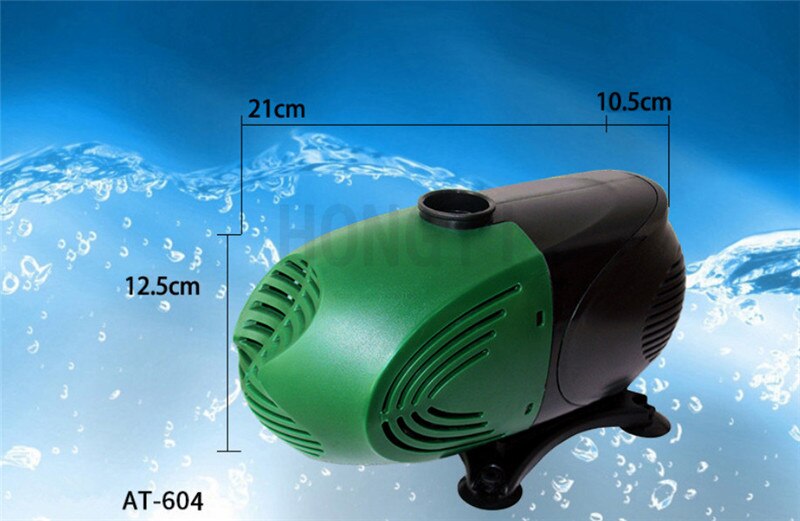 Atman 1 piece AT-603/604/605/606/607 fish tank micro water pump energy saving amphibious submersible pump multifunction 220-240V: AT-604 / EU adapter plug