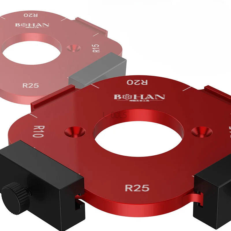 Houtbewerking Hoek Positionering Mold Rand Trimmen Machine Elektrische Hout Frees Ronde R-hoek Arc R10-50R Handgereedschap