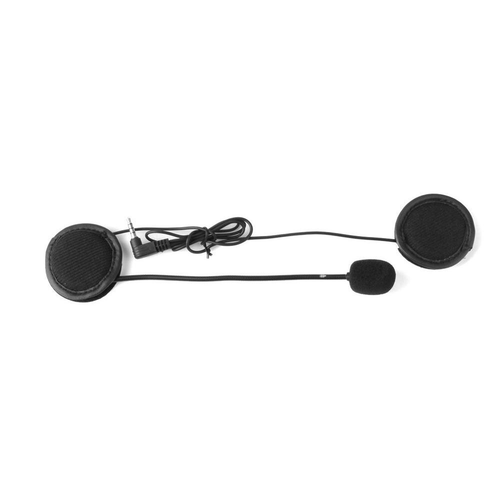 2 st 3.5mm v6 pro tillbehör hörlurar högtalare mikrofonklämma för vnetphone  v4/v6 motorcykelhjälm bluetooth intercom