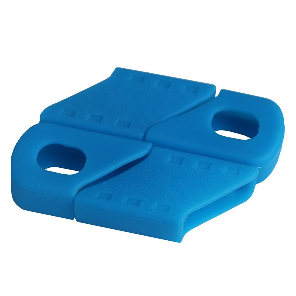 Pédalier de vélo manivelle bras protéger bouchon de démarrage manivelle couvercle de protection pignon universel manivelle couvercle anti-rayures: blue