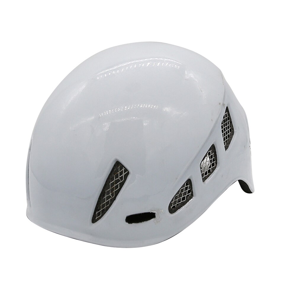 Outdoor rock climbing downhill helmet speleology mountain rescue equipment to expand safety helmet Caving Work Sports Helmet: White