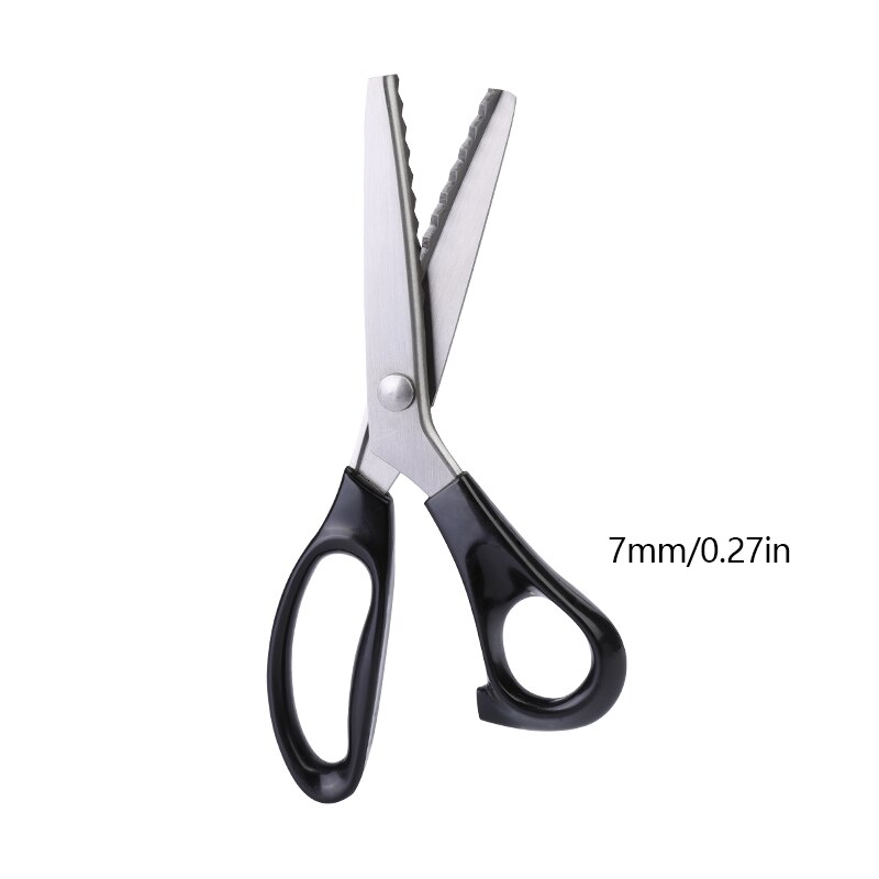 RORGETO-Tijeras de sastre de acero inoxidable para costura, herramienta de tapicería de cuero artesanal, tijeras para tela, 1 Uds.: Triangle 7mm