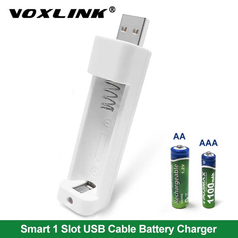 Voxlink Batterij Oplader Voor Aa/Aaa Oplaadbare Batterijen Oplader Voor Afstandsbediening Microfoon Camera Digitale Muis Zaklamp