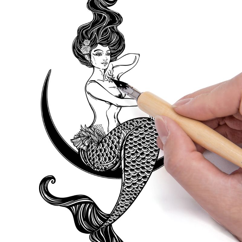 Manga dip caneta conjunto comic pro kit de desenho 3 nibs titular madeira tinta ferramentas caligrafia u4ld