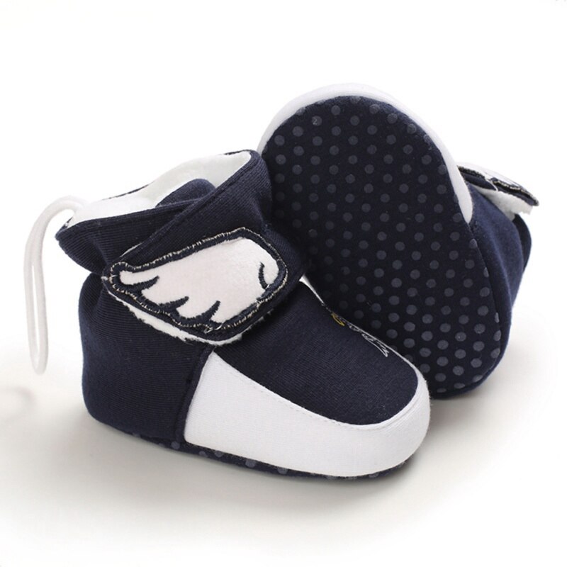 Vinter first walkers baby ankel snöstövlar kashmir bomullsskor söta babystövlar spädbarn varma halkskydd 0-18 månader 29: Dl / 13-18 månader