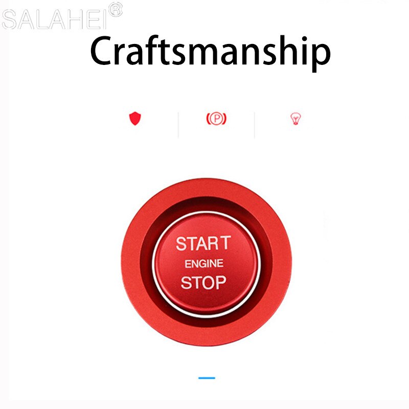 For Land Rover Range Rover Sport Discovery Jaguar Car Start Stop Button Decorate Ring Trim Cover Car Sticker Styling Accessories