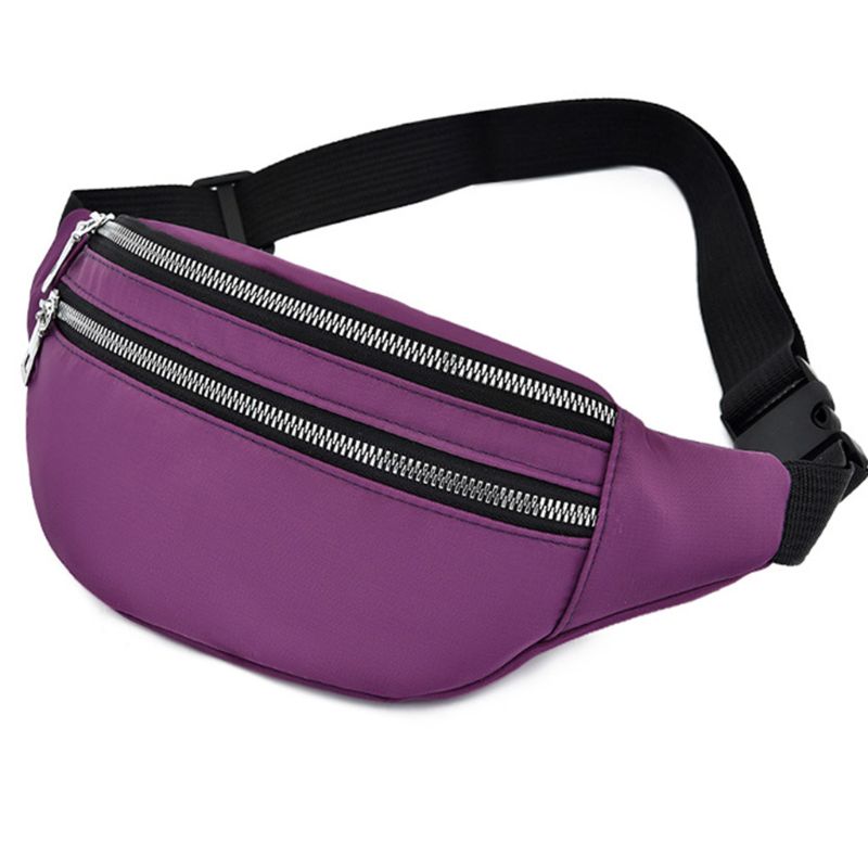 Universal Sports Travel Waist Bag Wear-resistant Nylon Waist Pack Phone Pouch