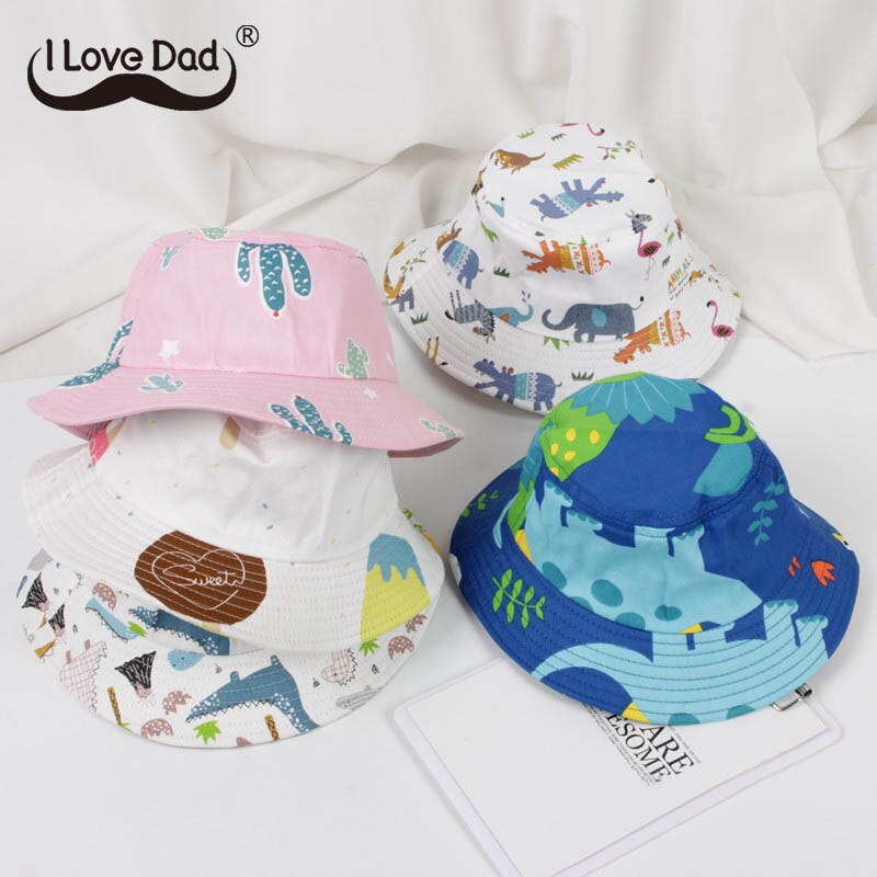 Chapeau de printemps et d&#39;été en coton doux pour bébé, chapeau de Panama, mignon, Animal, éléphant, bébé garçon, fille, seau, chapeau de soleil pour enfants