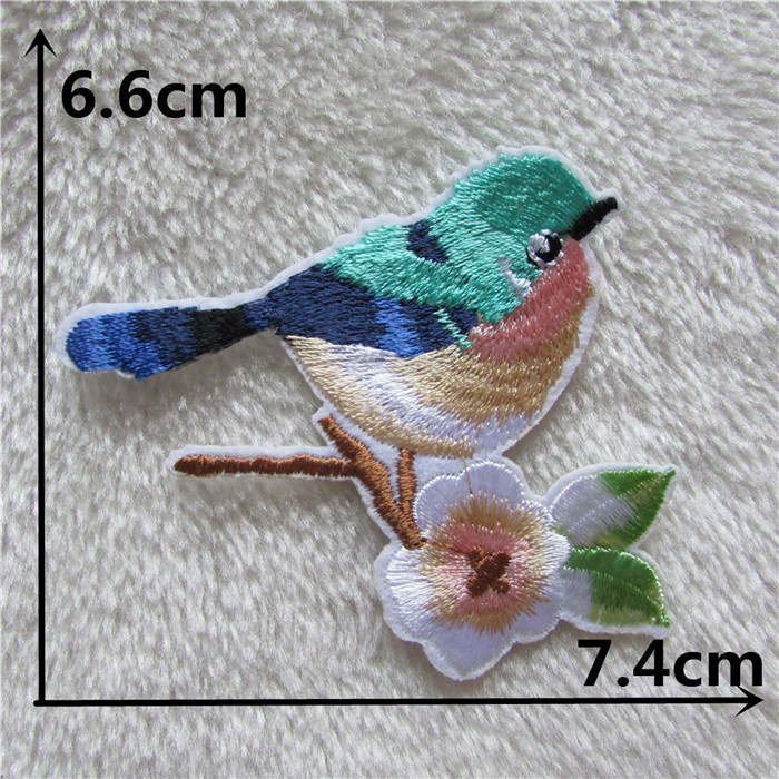 Jaar stijl vogel smeltlijm applicatie borduurwerk patch diy patches strepen  c2169-c2258: C2251