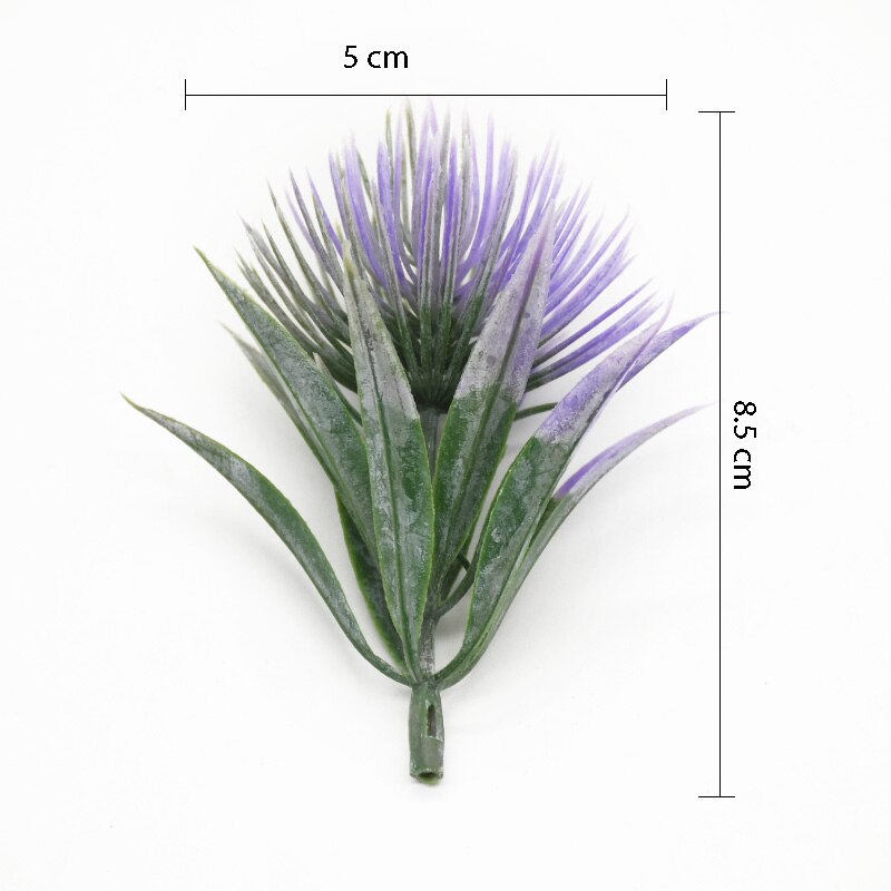 10 Pieces Artificial grass Imitation plants Home decoration accessories Photo props Wedding Diy for Flower arrangement Christmas