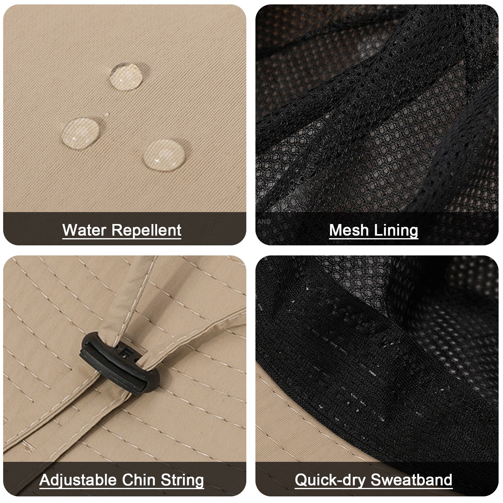 Summer Sun Hat For Man Outdoor Quick-drying Sun-proof Men's Panama Hat Fishing Breathable Male Large Wide Brim Bucket Hats