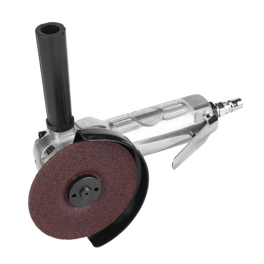 Pneumatic Polisher 4in Sanding Pad Angle Grinder Polisher Pneumatic Grinding Polishing Tool 11000rpm Pneumatic Grinding Tool