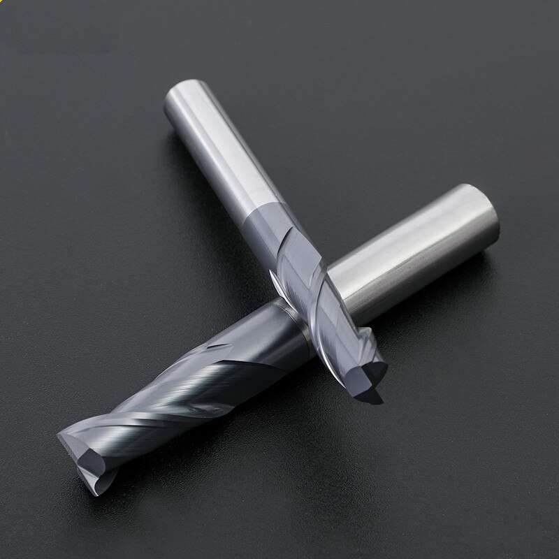 Herramientas de fresado de acero de tungsteno, 1 piezas, 2 flauta HRC50, 4 flauta, fresa de extremo, fresa de Metal, 6mm, 8mm, 10mm, 12mm, 14mm, 16mm