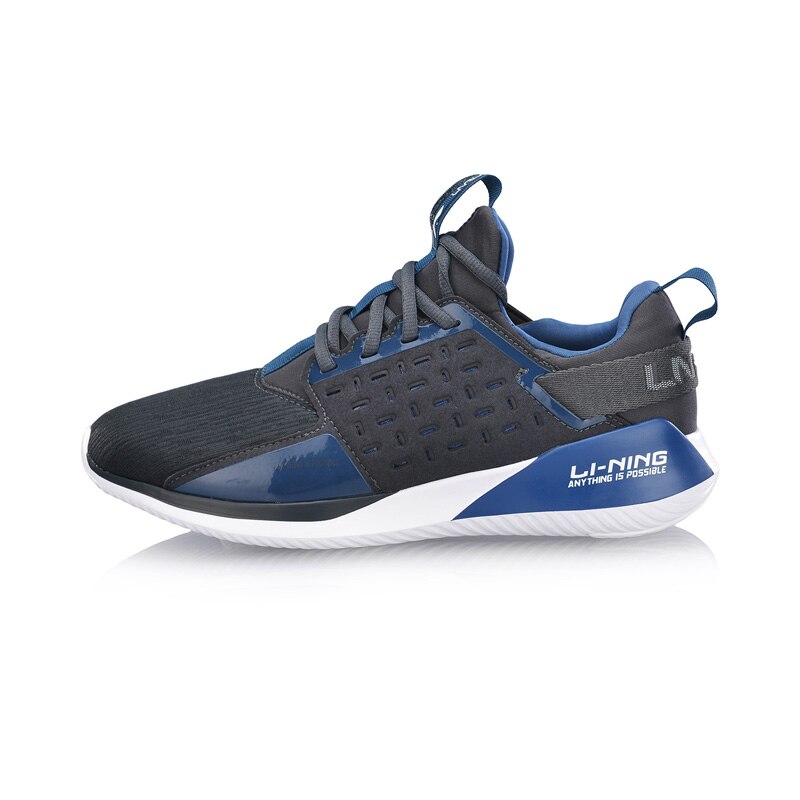 Li-ning hombres COLOR ZONE Cushion Running zapatos peso ligero transpirable forro deporte zapatillas deportivas ARHN079 XYP821: 8.5