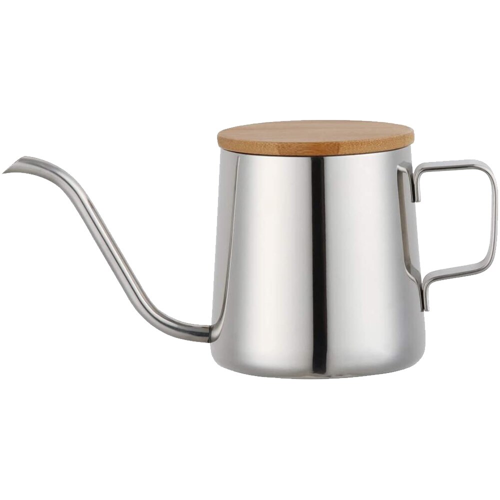 350ml Stainless Steel Teapot Drip Coffee Pot Drip Kettle Coffee Tea Pot Kitchen Accessories Long Narrow Spout Coffee Pot