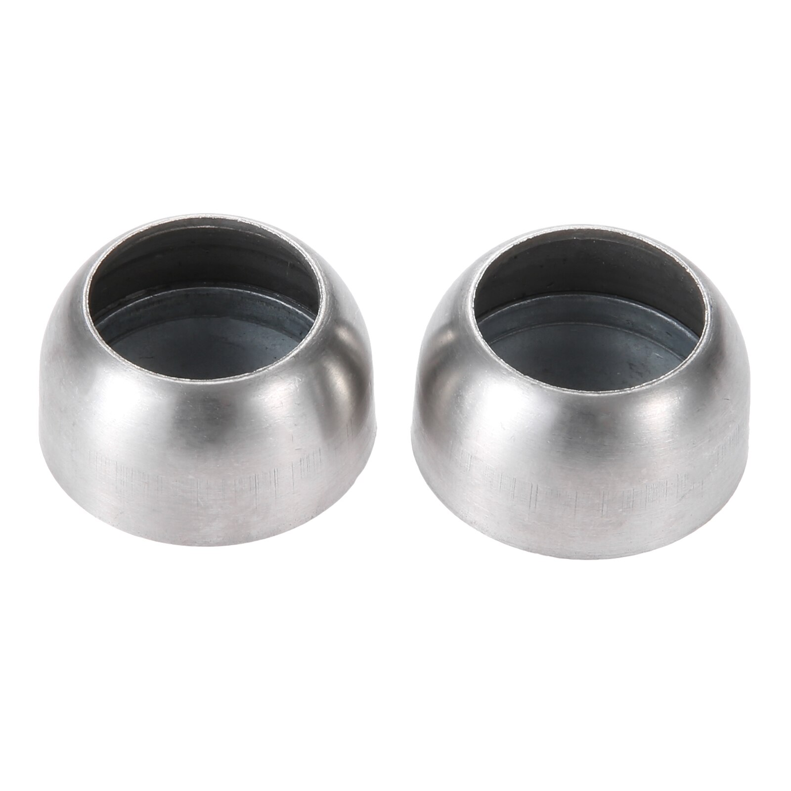 Dreld 2 stk/sæt rustfrit stål garderobe flangesæde tøj rørholder fitting skab stang flangeholder til 19mm 22mm 25mm rør