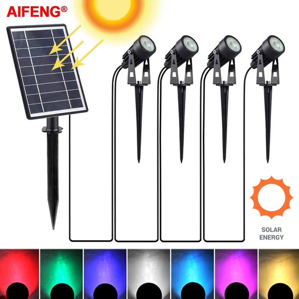 Solar Led Light Outdoor Garden Lights IP65 Waterproof Solar Lamp Garden Decoration Outdoor Spotlights Lawn Path Landscape Lamp