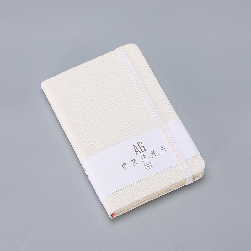 A7 bærbare bærbare lommer notesbog mini bærbare virksomheder notebook papirvarer tyk notebook kvindelig lille notesbog  a6: A6 hvide