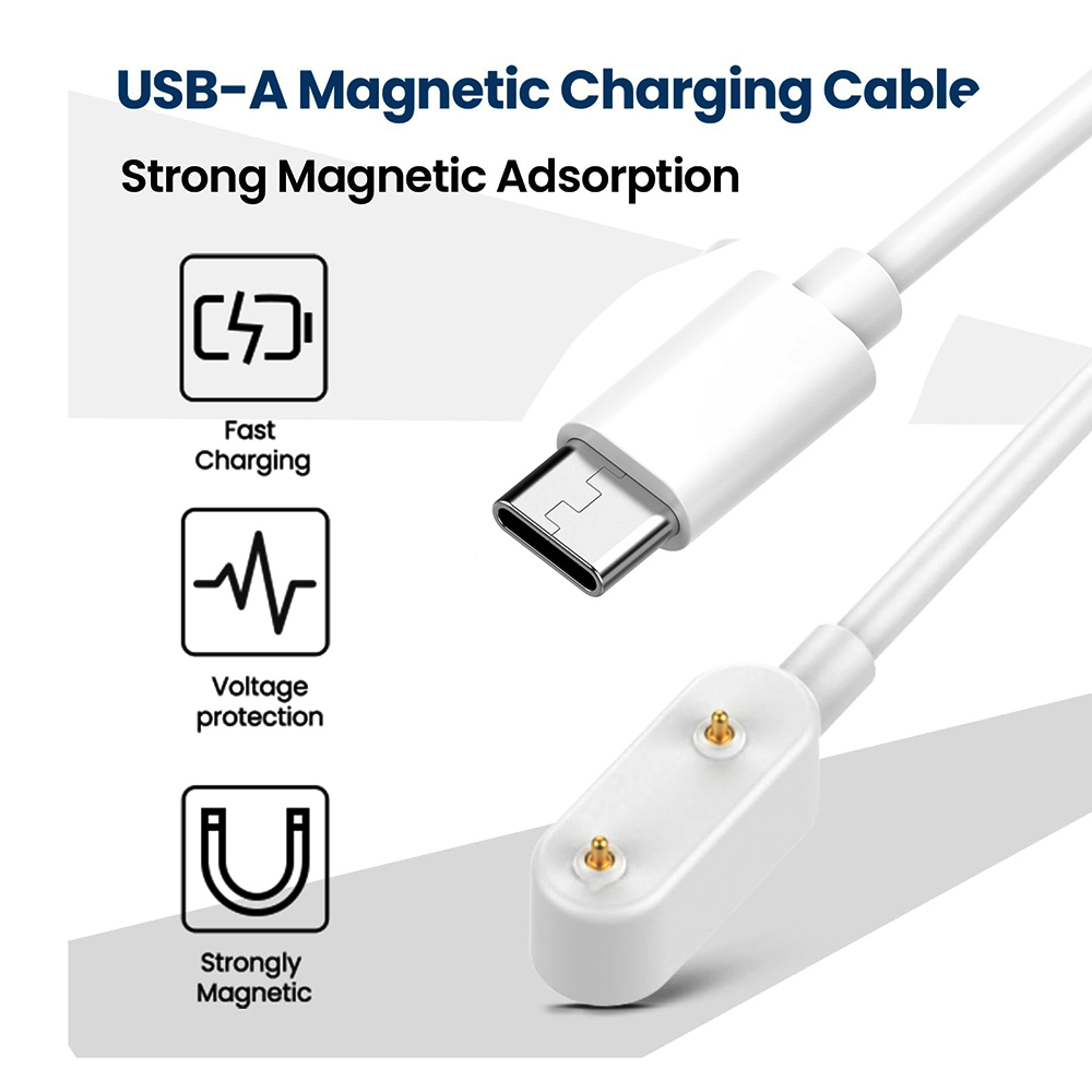 Chargeur USB-C pour Huawei Watch Fit 3/Fit2/Fit Mini câble de chargement Type C pour Honor Band 9 7 6/Honor Choice/Huawei Band 10 8 7
