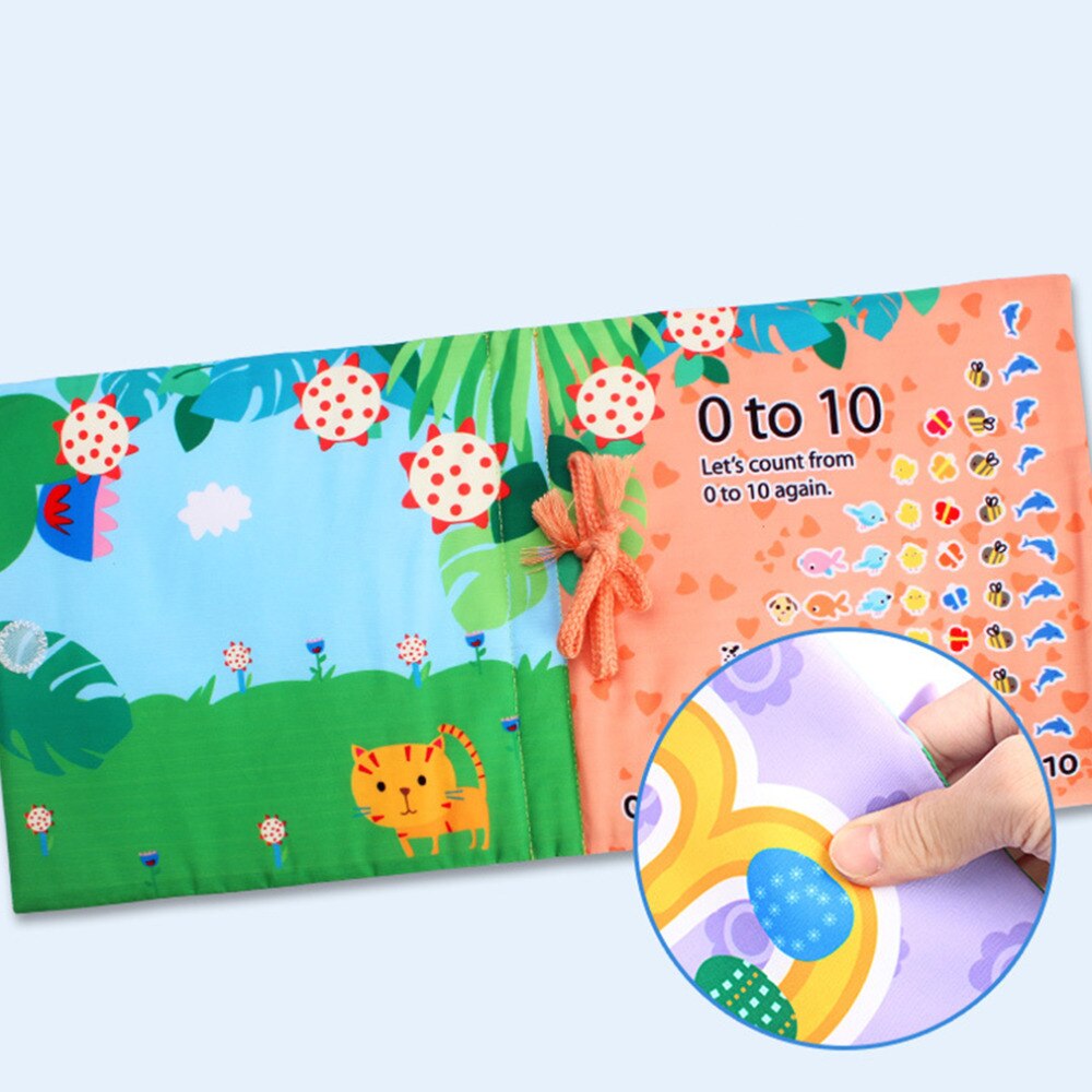 Baby Toys Early Educational Rattles Cloth Book Digital Cognition Toy For Baby Stroller Rattle Toy Crib Bed Baby Toys 0-12 Months