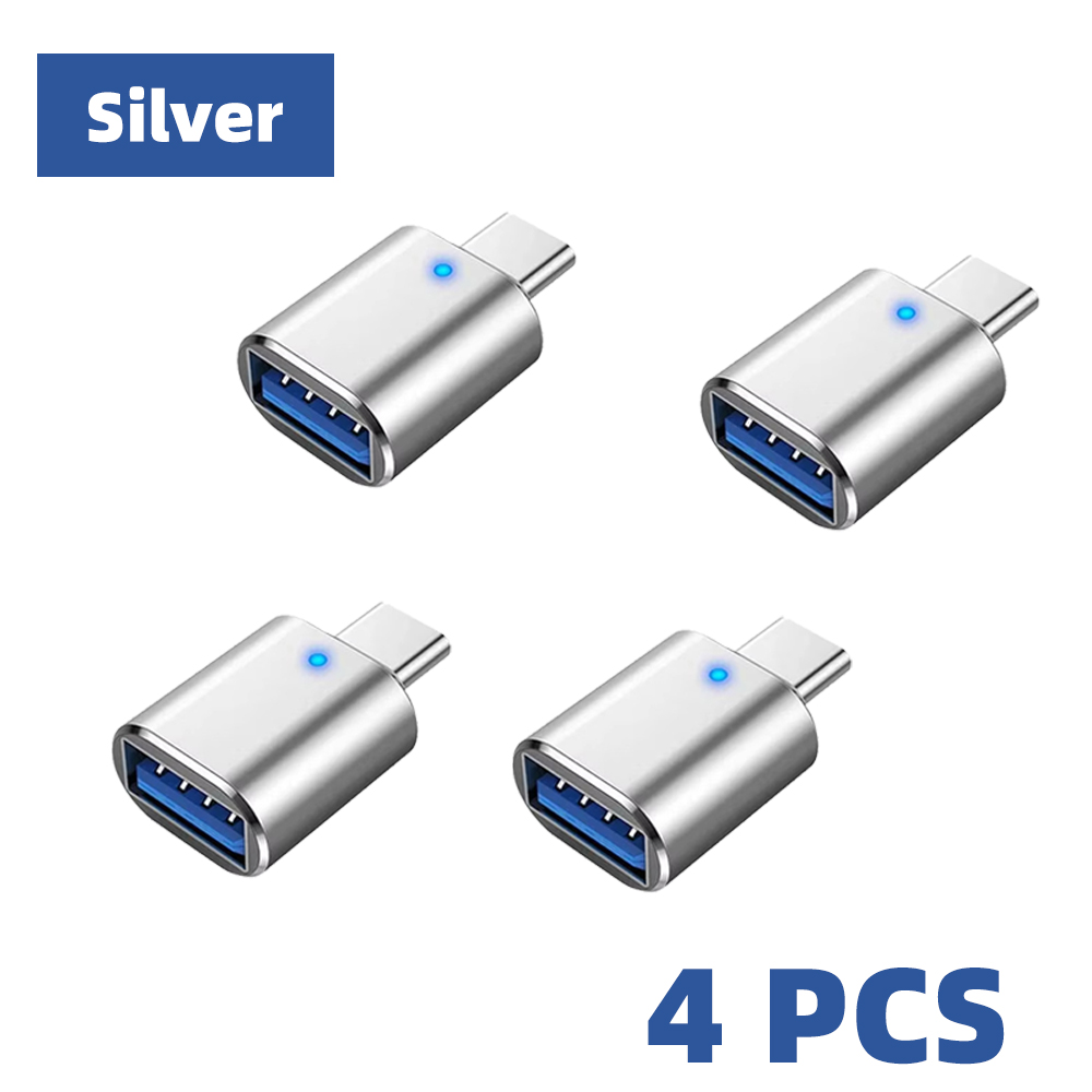1/2PCS USB 3.0 To Type C OTG Charger Adapter Connector Type-C to USB Male To Type-c Adapt Converter for PC MacBook Car USB ipad: DEEP BLUE