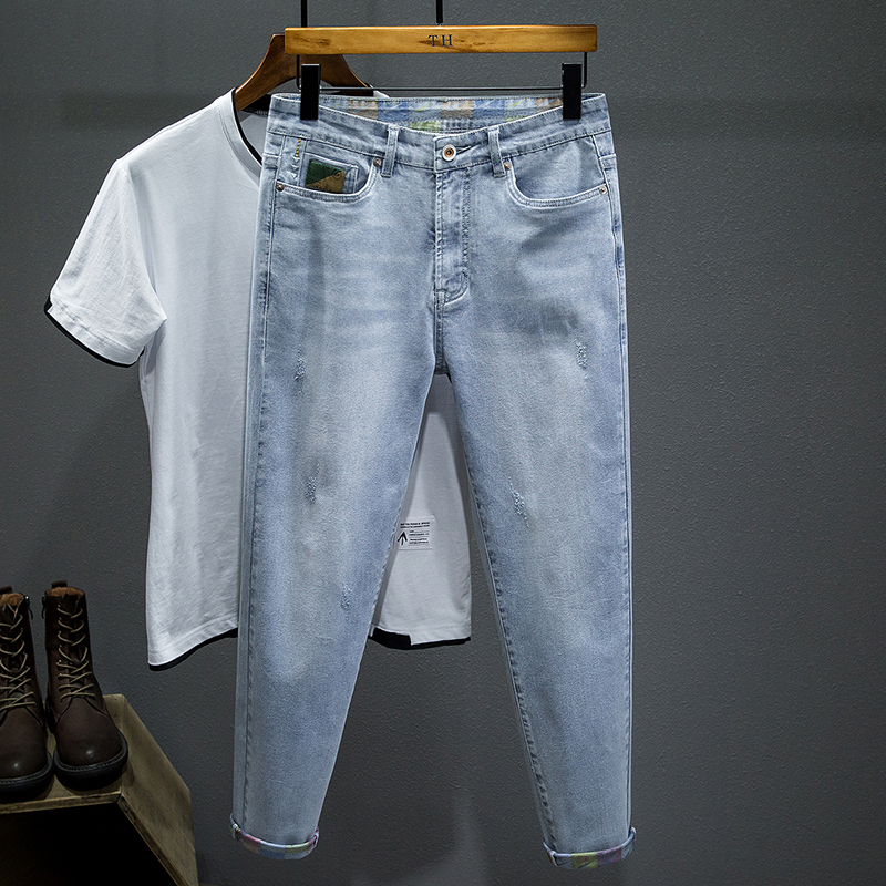 Brand Spring Summer Men&#39;s Jeans 5XL 6XL 7XL Plus Size Thin Streetwear Ankle Length Denim Harem Pants Clothing