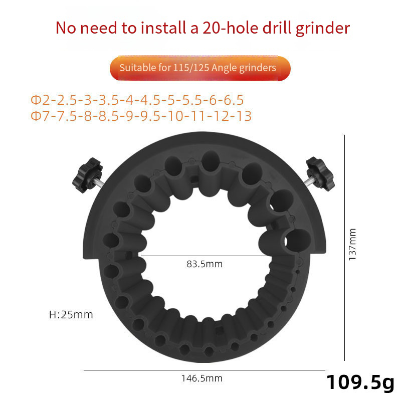 1-13mm Boorslijper Bitslijper Multi-specificatie Boor Slijpen Draagbare Boor Power Schuurmiddelen voor slijpen 125