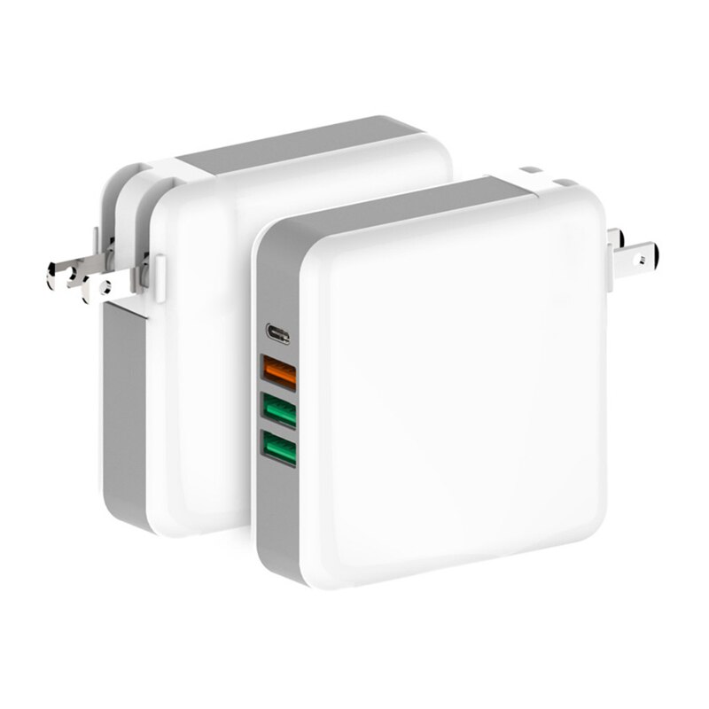Type-c usb c-stroomadapter  pd 61w qc3.0 18w- oplader voor huawei/samsung/google voor ipad iphone macbook (usb-c-kabel): Oplader (geen kabel) / Vk