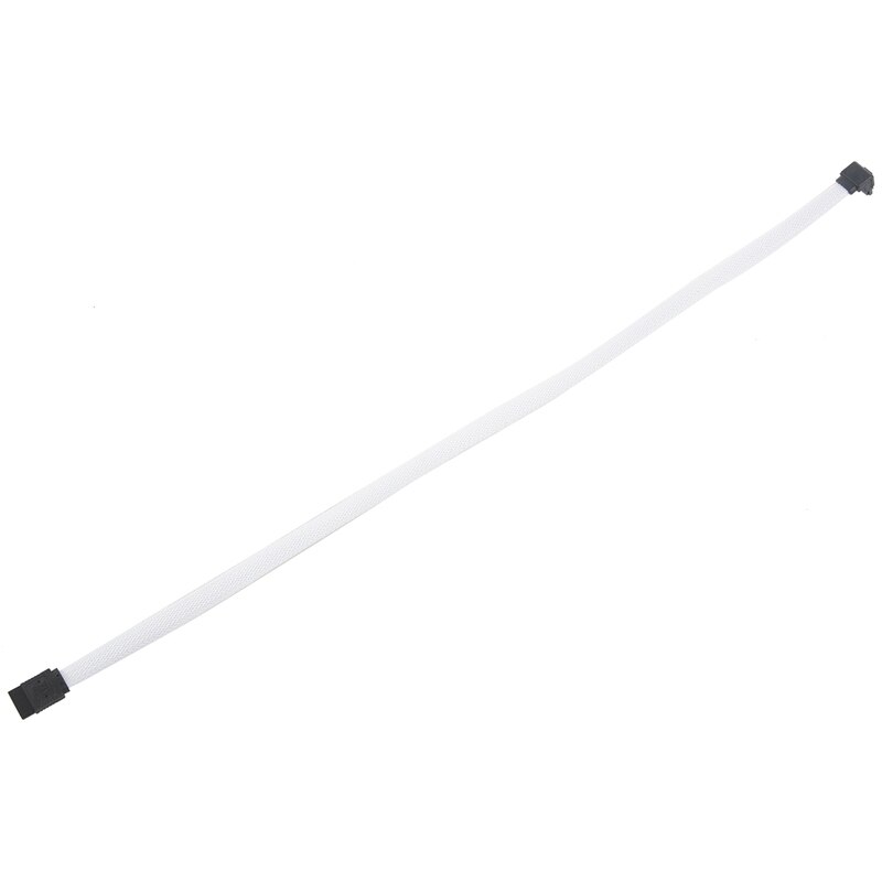 -4x 50cm sata 3.0 iii sata 3 7 -pin-datenkabel, rechtwinklig , 6gb/ s ssd-kabel, hdd-festplatten-datenkabel mit nylonummantelung