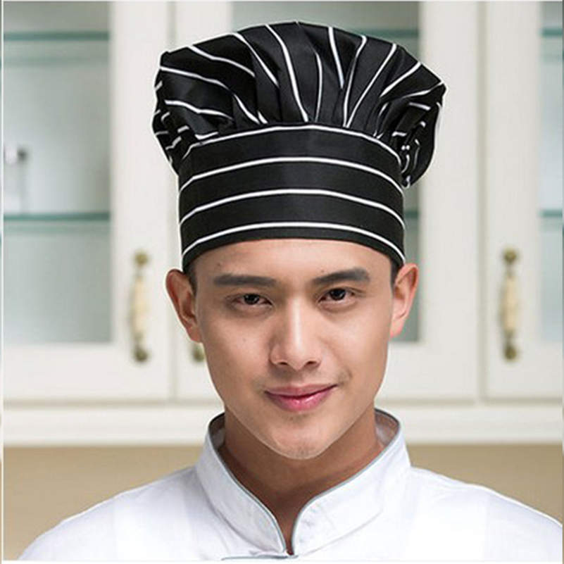 Chapeau de Chef , extensible, ajustable, pour hommes, pour cuisinier, boulanger, champignon: 5