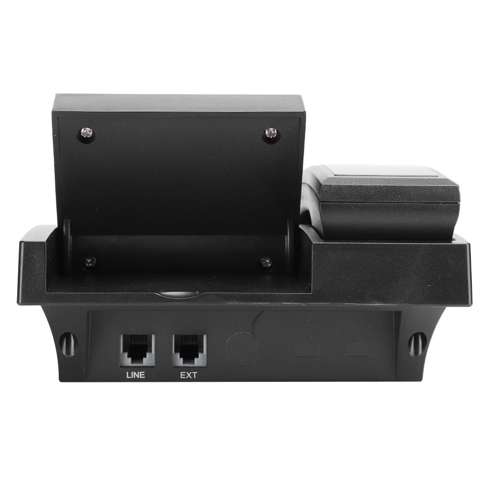 Desktop Fixed Phone Blue Light LCD Display Hands Free Call Corded Landline Telephone for Family Hotel Business Office