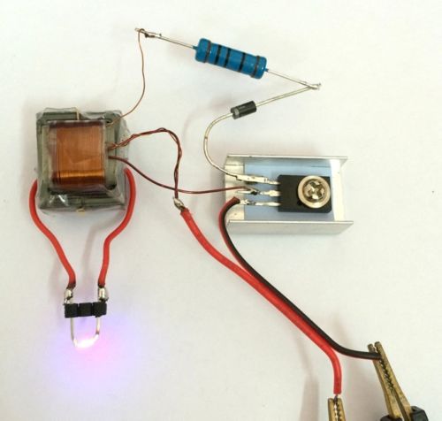 Encendedor eléctrico inversor de generador de alto voltaje, Kit de bricolaje, CC, para batería 18650, 2 uds.