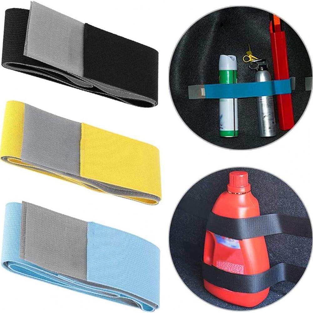 4Pcs Elastic Strap Belt Innovative Wrinkle Resistant Easy to Use Organizer Fixed Tapes for Cargo Automobile Interior Accessories