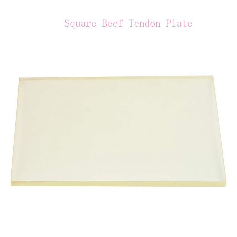 Lmdz diy läder hantverktyg 20*15*0.8cm kvadrat nötkött sena plattan