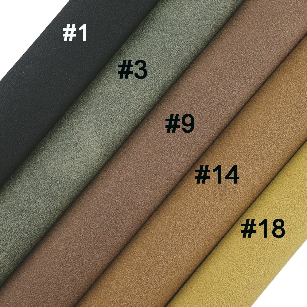 30X134Cm Roll Plain Kleur Frosted Suède Zool Faux Syntetic Leer Stof Materiaal Voor Haarelastiekjes Oorbel Handtassen diy KY008