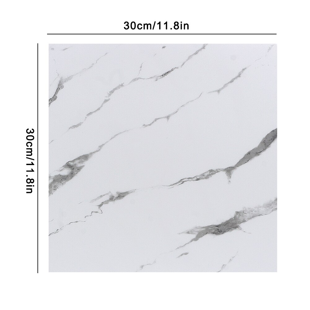 Itseliimautuvat lattialaatat tarra marmori tapetti vedenpitävä liukumaton keittiö backsplash kuori ja tikku lattialaatat 30 x 30cm