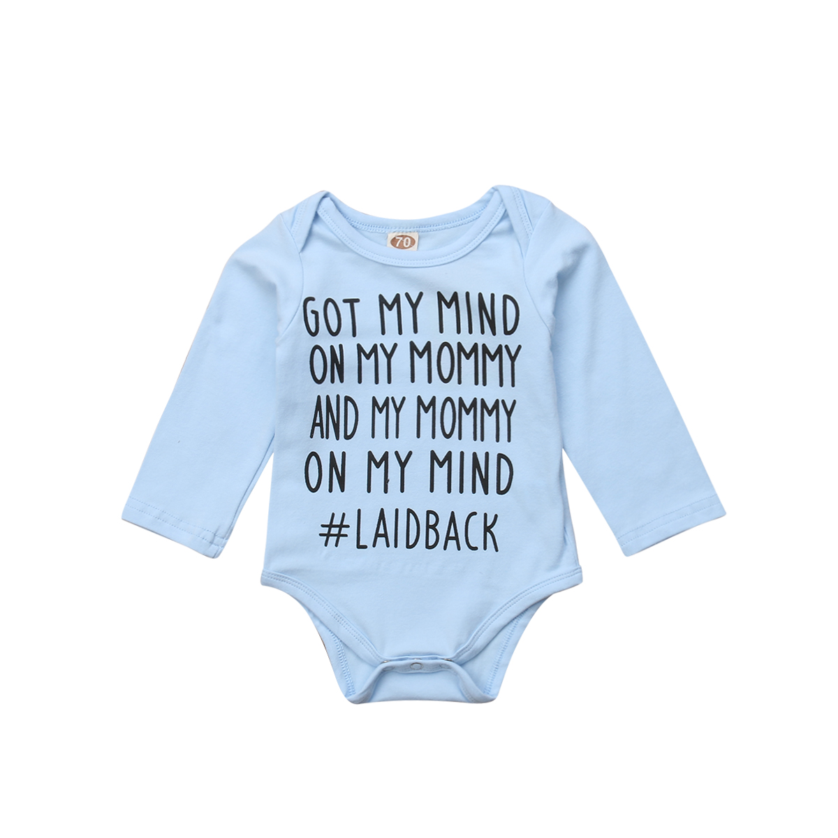 Infant Kid Baby Boy Girl Romper Letter Long Sleeve Jumpsuit Playsuit Outfit Cotton Clothes