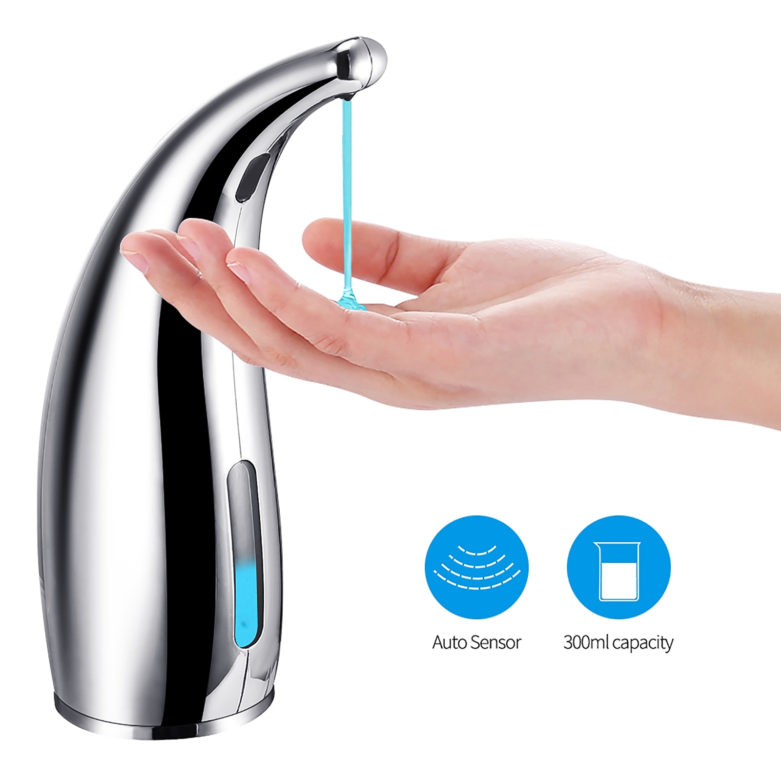 Automatic Soap Dispenser Electric Touchless Infrared Sensor Soap Dispenser Kitchen Dish Liquid Auto Hand Soap Dispenser