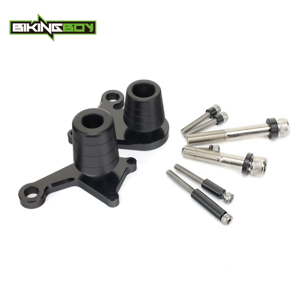 BIKINGBOY Frame Slider for CBR600RR 03-12 05 06 07 08 09 10 11 CBR1000RR Fireblade 04-16 13 14 15 Guard Protector Crash Pads: CBR1000RR 06-07 Bla