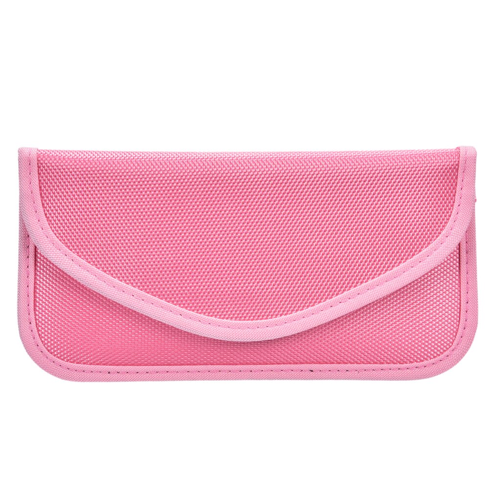 Blindagem blocker saco do telefone celular sinal rf blindagem saco caso bolsa anti radiação sinal: Rosa