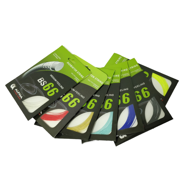 Alpha 1PC 0,66mm Badminton Schnur BS66 12m Badminton Schnur Durchführen Darm Gute Maschine Schnur Männer